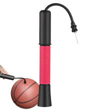 Ball Pump Inflator Kit With Air Needle, Compact Portable Manual Air Blower, Red Durable Tube For Volleyball, Football, And Sports Balls