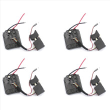 4X for 2106/161/169 Drive Control Board+Switch 18V 21V Brushless Electric Wrench Motherboard Speed Switch(A)