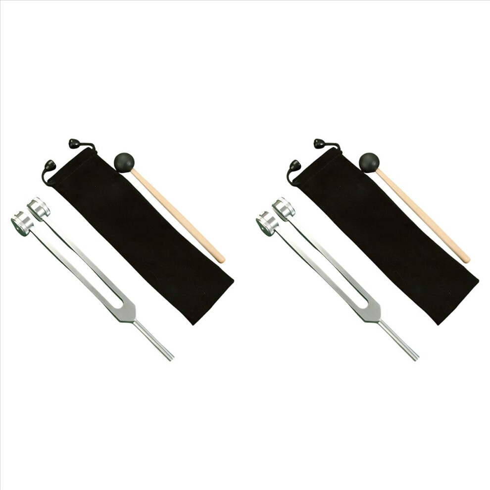 2X 128 Hz Tuning Fork Medical Weighted Biosonic Tuning Fork 128 Hz Medical Tuning Fork for Treatment