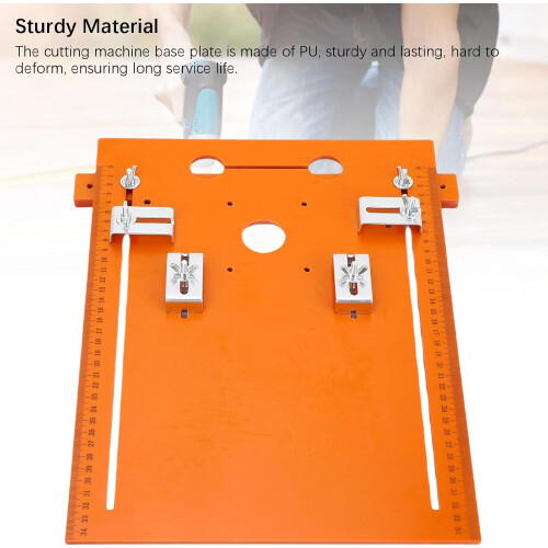 Circular Saw Base Plate  Woodworking Cutting Machine Basic Plate With Clear Markings, Compatible With Craftsman Models 1