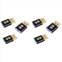 4K Displayport Dummy Plug DP Virtual Display Adapter DP Dummy Plug EDID Headless Ghost Emulator Accessories for PC 6Pcs