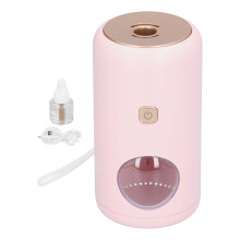 Funzione luce notturna colorata per diffusore di aromaterapia portatile, mini diffusore per auto con funzionamento ultrasonico silenzioso che
