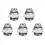 5X Fully Automatic Air Vent Auto Cut-Off Self Bleeding Radiator Valve 1/2inch for Heating Systems 1