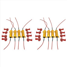 8pcs LED Indicator Ballast Load Resistor Flash Rate Relay Turn Signal Bulbs 50W 6 Ohm Load Resistor
