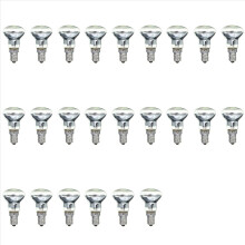 Replacement Lava Lamp E14 R39 30W Spotlight Screw in Light Bulb Clear Reflector Spot Light Bulbs Lava Incandescent 24Pcs