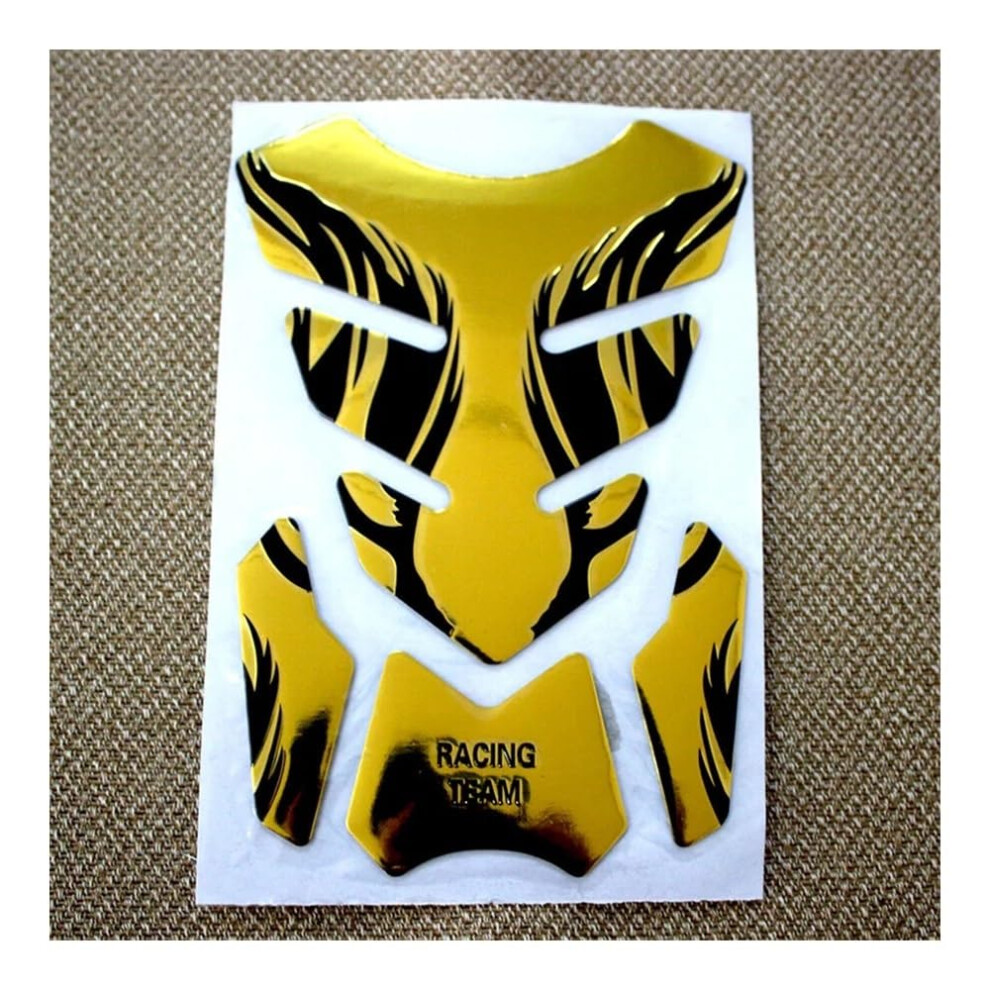 Motorcycle Tank Pad Carbon Fiber Scratchresistant Universal Fuel Tank Protector Sticker Yellow 9119770006431