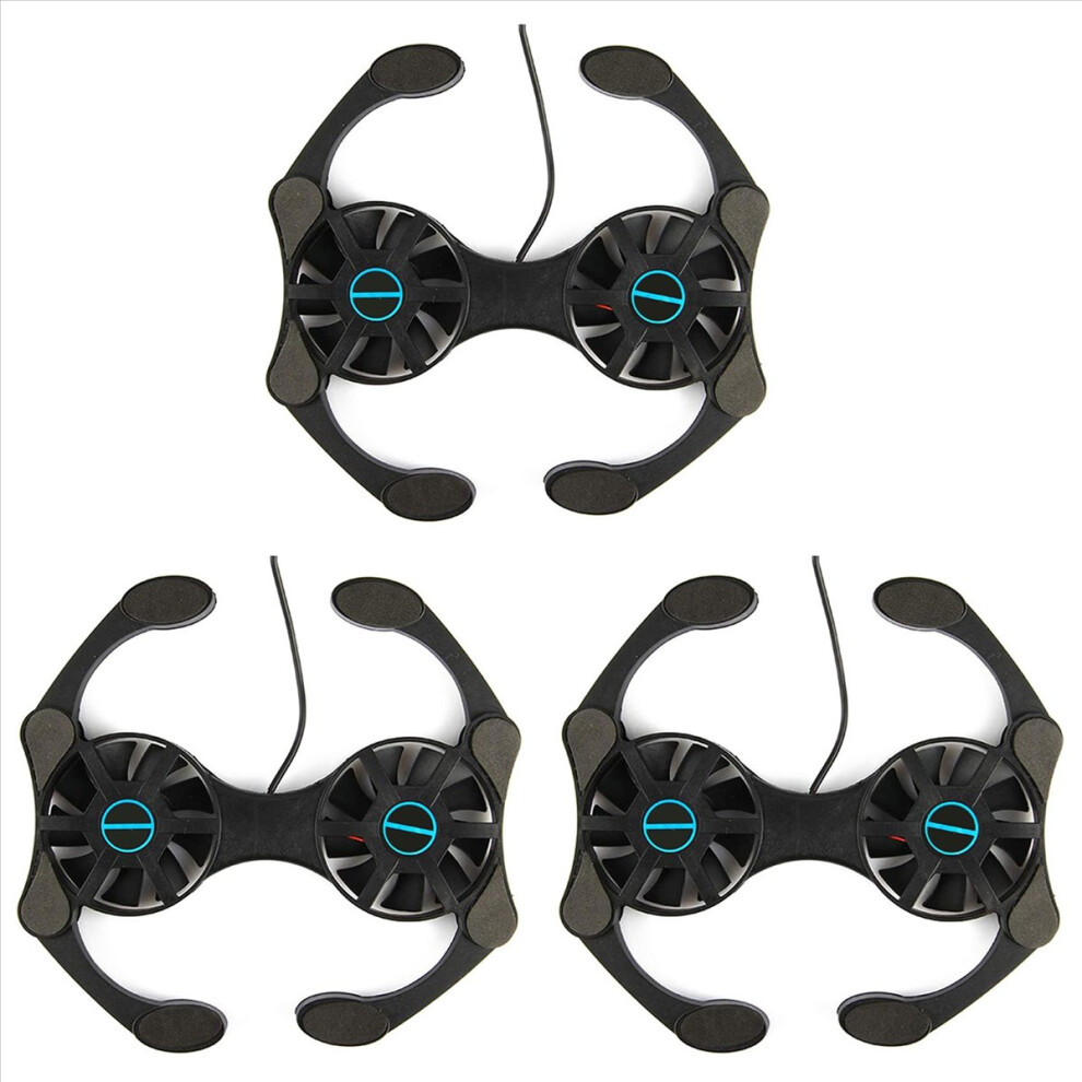 3X Laptop Cooling Base, Laptop Pc Support - Easy To Carry,Compatible For 10-15.6Inch With 2 Silent Fans And Usb Port 4854166065412