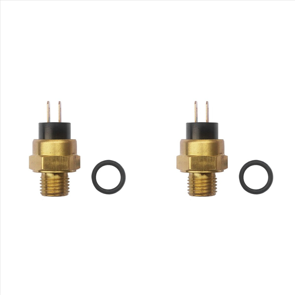 2X Motorcycle Radiator Fan Temperature Switch Water Temperature Sensor M14x1.5 4854166080927