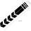 Motorcycle Frame Front Fork Reflective Decal Tape Silver For Motorcycle Front Forks Warning Sticker 3