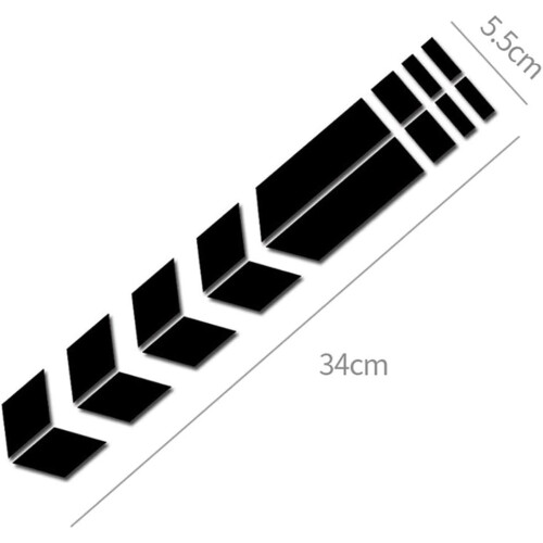 Motorcycle Frame Front Fork Reflective Decal Tape Silver For Motorcycle Front Forks Warning Sticker 2