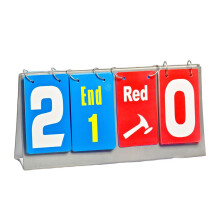 Tabletop Scoreboard Flip Score Keeper Referee Scoreboard For Sports Matches And Training Tool
