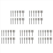 Stone Carving Set,60PCS Diamond Burr Bits for Stone Rocks Glass Ceramics Rotary Tools(4mm 5mm 6mm 8mm 10mm 12mm)