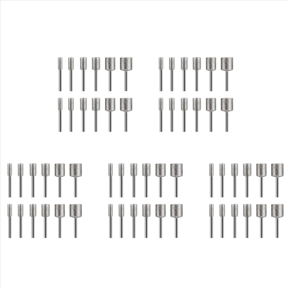 Stone Carving Set,60Pcs Diamond Burr Bits For Stone Rocks Glass Ceramics Rotary Tools(4Mm 5Mm 6Mm 8Mm 10Mm 12Mm) 4854166077095