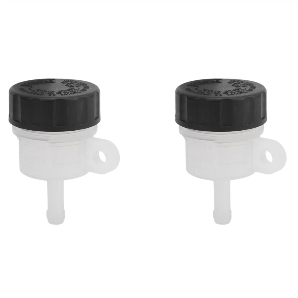 2X Motorcycle Rear Brake Master Cylinder Tank Oil Cup Fluid Bottle For 50Cc 110Cc 125Cc Atv Dirt Pit 4854166055703