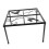 Metal Chicken Feeder Holder Stand Waterer Compatible Square Frame Poultry Farming Easy Install Drinker Interface 1