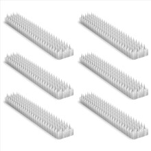 60X Spikes Repeller Cat Plastic Bird Repellent Anti Pigeon Anti-Bird Squirrel Garden Fences Control Transparent Spikes