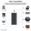 2X Bluetooth 5.1 Receiver Mini Wireless Audio Adapter Portable Bluetooth Stereo Output Audio Receiver 3