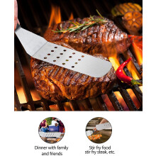 Professional Griddle Accessories Kit, Stainless Steel Flat Top Grill Accessories For Garden Kitchens And Restaurateurs, Including Premium Burger