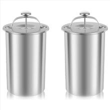 2X Meat Cooker 304Stainless Steel Ham Maker Round Shape Homemade Meat Marker Machine