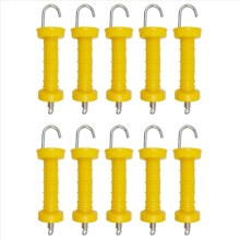 10 Pcs High Quality Electric Fence Gate Handle Insulated Spring Handles Plastic Door Handle Ranch Fence Accessories