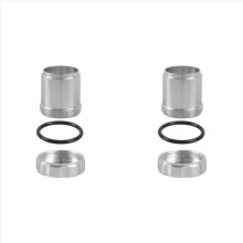 2X Universal Filler Neck with Cap, Aluminum Alloy Weld on Oil Tank Filler Neck with Cap M48 X 2.5Mm OD for Tanks