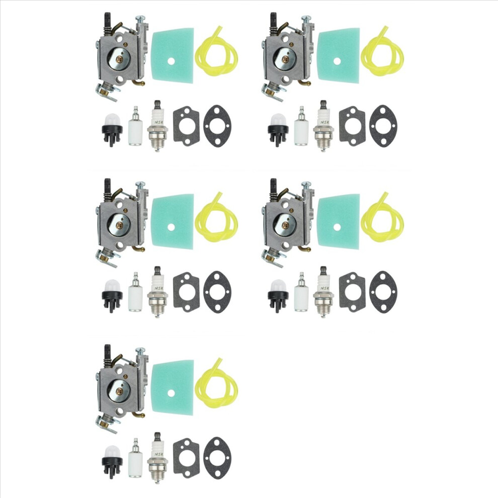5X Carburetor Air Fiiter For 123 223 322 323 325 326 327 C1q-El24 Trimmers 503283401 Silver 4854166072205