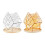 Spacious Plastic Makeup Brush Container 360 Degree-Clear 4