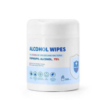 Hand Sanitizer Wipes, Antiseptic Wound Cleaner With Moisture Lock Lid For Travel And Outdoor Use, Convenient For Public Places (100Pcs)