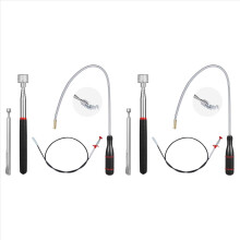 8 Pack Telescoping Magnet Pick-Up Tool Set, Extendable Magnetic Telescoping Pickup Tool 1-15 LB & 23inch Bendable Spring