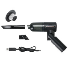 Aspirateur de bureau et de voiture, aspirateur sans fil rechargeable, aspirateur à haute puissance d'aspiration pour mini aspirateur portable,