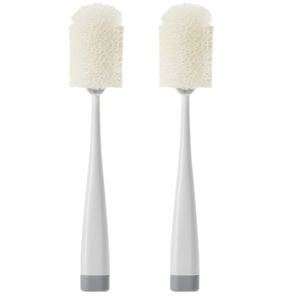Bpa Free Cup Brush For Baby Bottle Cleaner, Standing Bottle Brush With Durable Plastic Construction, Narrow Neck Design Ensures Thorough Cleaning, 2 P