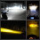 5X H4 LED Spotlight Small Light Bulb LED Motorcycle Modified Headlight Integrated Two-Color Headlight Accessories 5