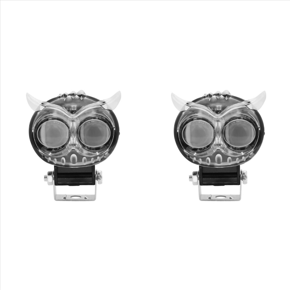 2X Led Lens Spot Color Auxiliary Fog Lamp Double Lenses Spotlights For Motorcycle Truck Car Atv Suv Boat Light 4854166086028