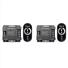 2X 18A LED Monochrome Controller Dimmer 12V 24V with Wireless Touch Remote Control for Single Color Light Bar