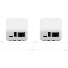 2X P330 Mini Print Server USB 2.0 Cable Connection Easy Printing,Mini NP330 Cloud Printing Print Server