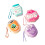 4PCS Notitieblok Mini Draagbare Sticky Notes met-Drankreeks 1