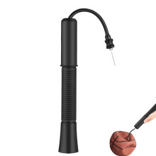 Ball Inflator Pump Portable Basketball Air Needle Pump Manual Inflation For Cycling And Hiking Black