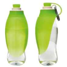 Gourde de voyage pour animaux de compagnie : Bouteille d’eau en silicone de qualité alimentaire, sans BPA et de taille idéale, pour une