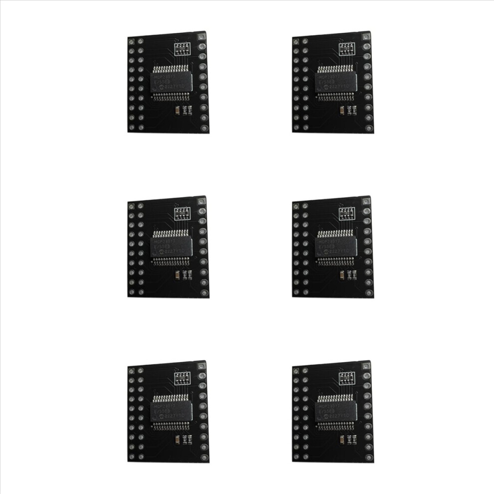 6Pcs Mcp23017 Serial Interface Module Iic Spi Bidirectional 16-Bit I/O Expander Pins Serial Interface Module 4854166084611