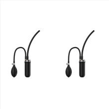2X Car Air Bag Adapter Quick Intake Adapter Car Smoke Leak Detector Engine Air Intake Hose Air Drum Diagnostic Tool
