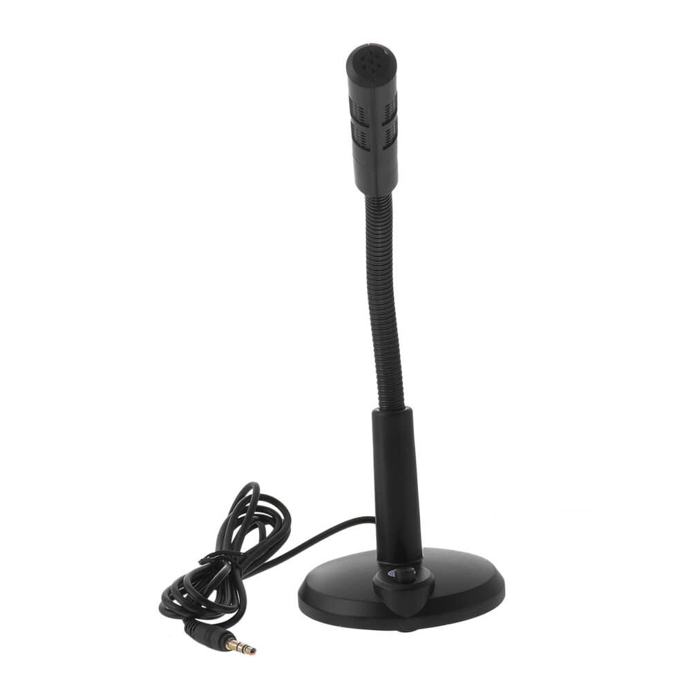 Desktop Microphone For Meetings And Voice Chat Adjustable Lightweight For Gaming Recording And Live Streaming Black 9119770008060
