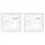 2X Coordinate Scale Practical Transparent Topographical Map Scale Navigation Protractor 1