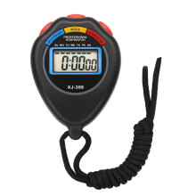 Digital Sports Electronic Timer ABS Precision Timer For Fitness Baking Competitions And Hiking 8.95x6.50x2.20 Cm Black