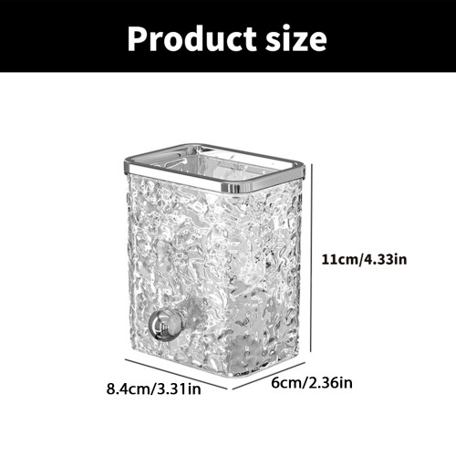 Glaciers Pattern Wall Mounted Storage Box Space Saving-Gray 1