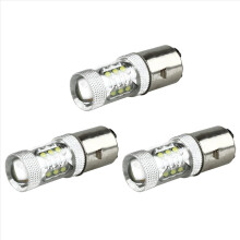 3X 80W BA20D H6 White 16 LED Motorcycle MotorBike/Moped/ATV Headlight Bulb