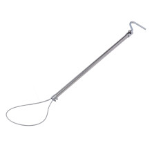 Animal Catcher Pole Holder Adjustable Stainless Steel For Livestock Farm And Zoo Equipment Rustproof Heavy Duty 25 Inch