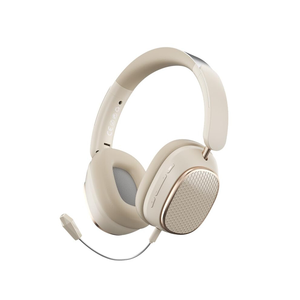 Overear Headphone Bluetooth 5.3 With Microphone, Noisecancelling Foldable Gaming Headset For Pc, 7.1 Surround Sound 9119770008138