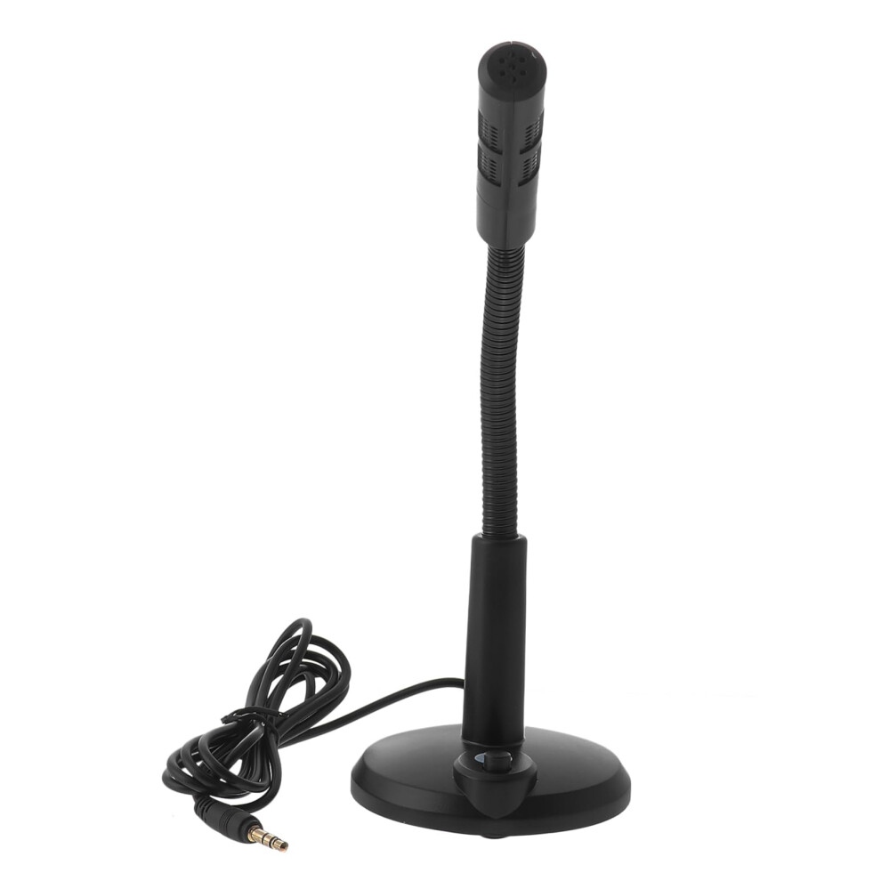 Microphone For 3.5Mm Interface, Chat Microphone, Plastic Base, Stable And Lightweight 9365049309882