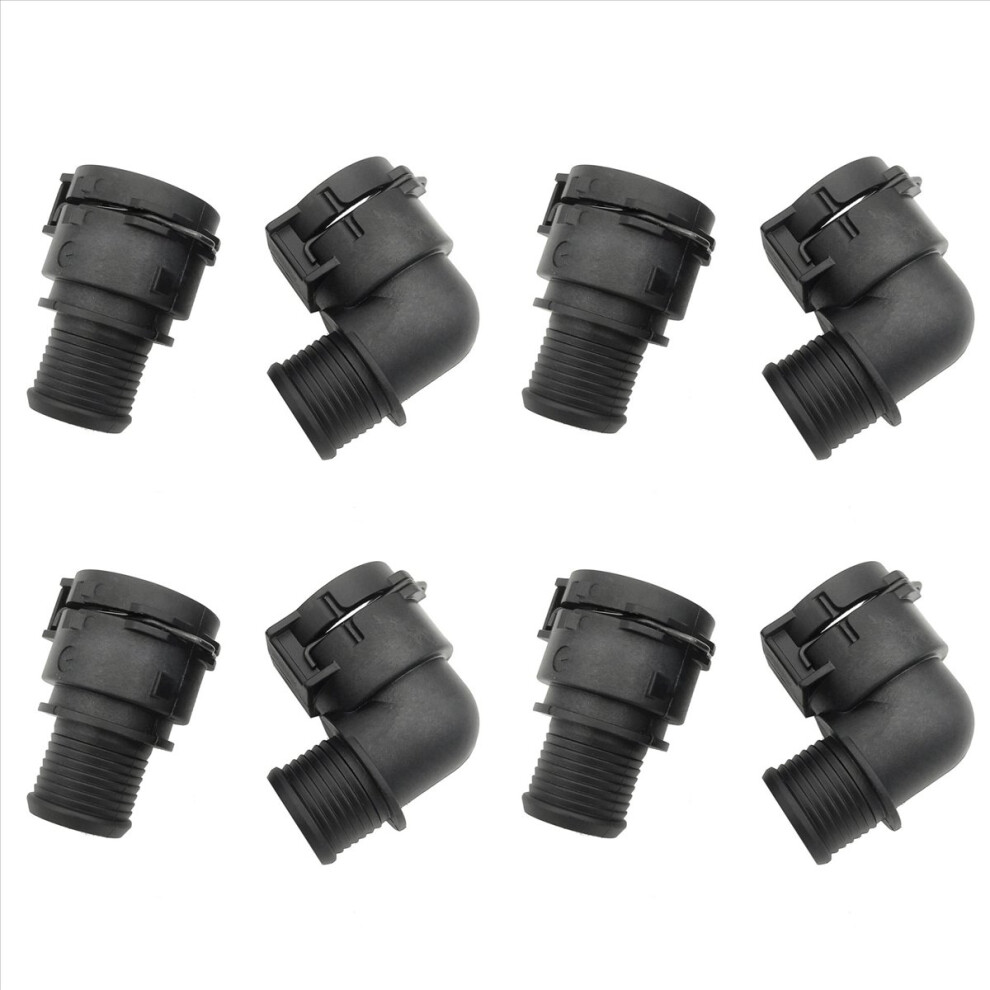 4 Set Heater Inlet Hose Connector Plug 95089363 95089364 For Tracker Encore Mokka Black 4854166094160
