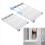 8 Pcs School Locker Shelf Organizer - Adjustable Locker Divider Mate Easy to Install for Extending Locker Use Space 2